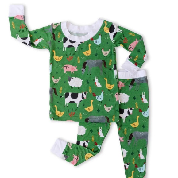 Little Sleepies Pajamas Little Sleepies Farm Animals Long Sleeve